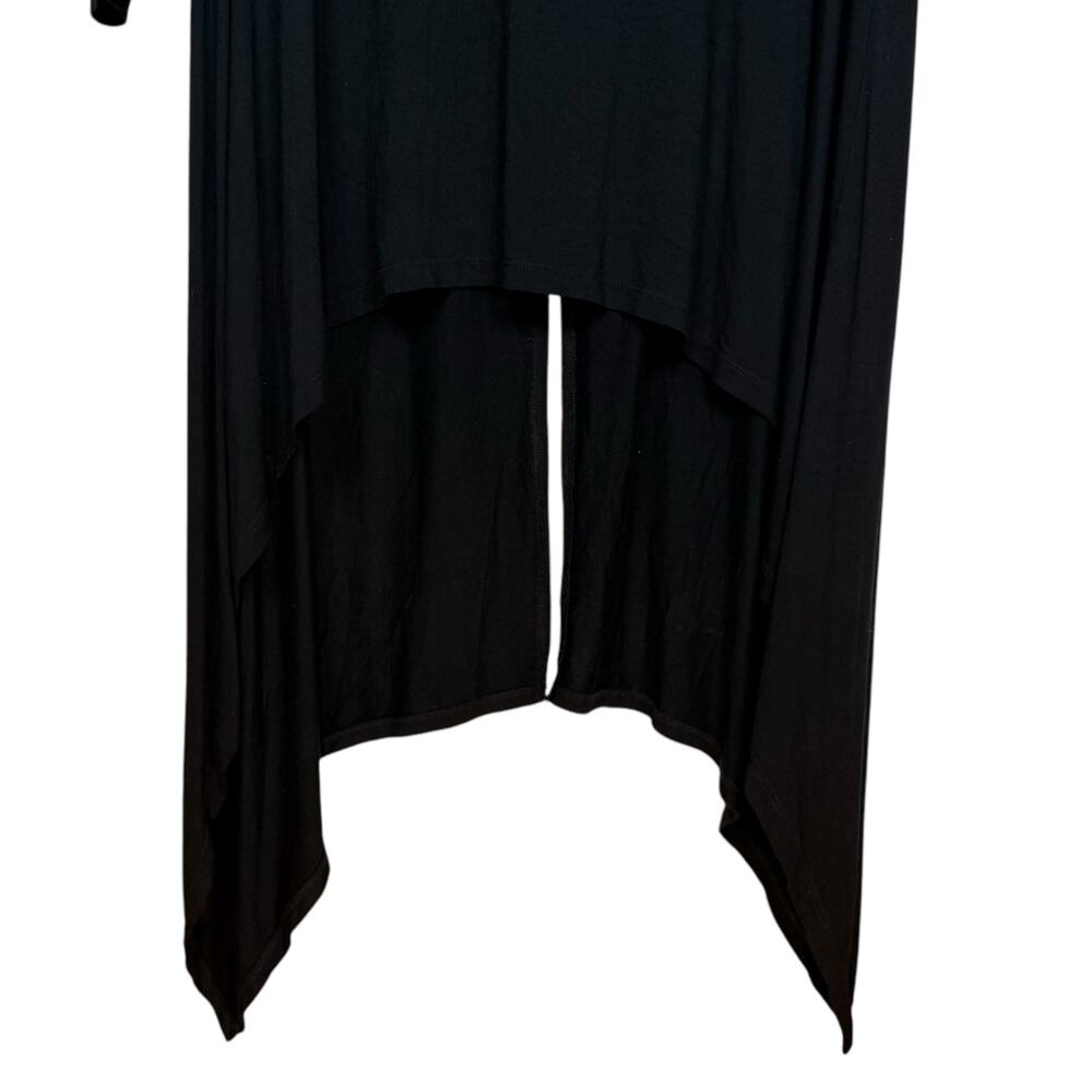 Chico's Black High Low Assymetical split hem Tunic Chico Zero - Small - Picture 3 of 5